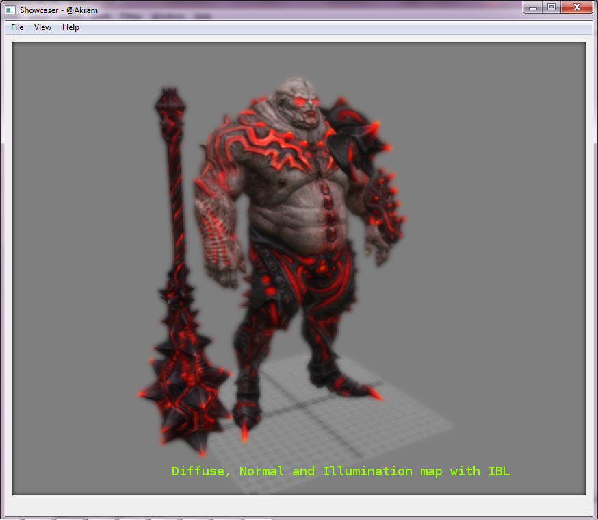 Diffuse + Normal + Emmisve with IBL